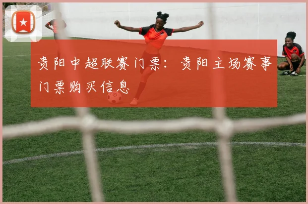 贵阳中超联赛门票：贵阳主场赛事门票购买信息